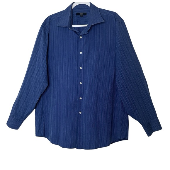 Helly Hansen Other - Helly Hansen Shirt Mens XL Blue Button‎ Up Long Sleeve Pocket Career Office
